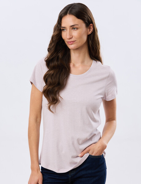 REMERA BÁSICA DE ALGODÓN Lila