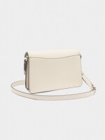 Bolso Bandolera Con Solapa Doble crudo