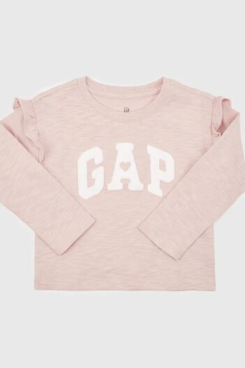 Remera Logo Con Volados Toddler Niña Primitive
