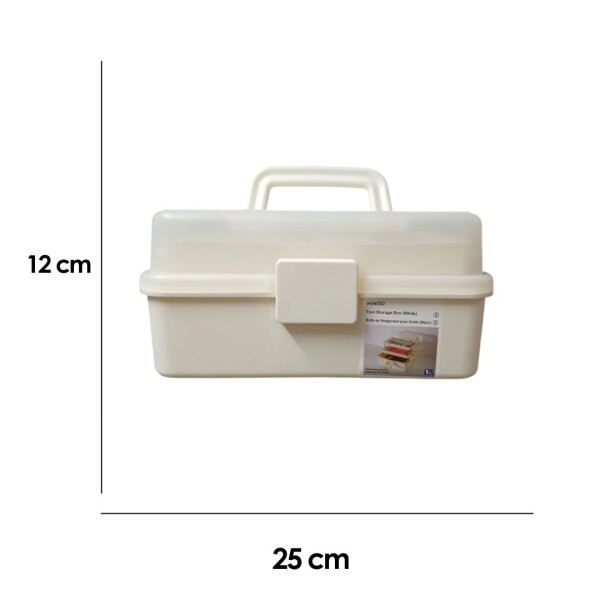 Organizador tipo botiquín crema