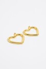 PENDIENTES CORAZÓN GRANDE Oro