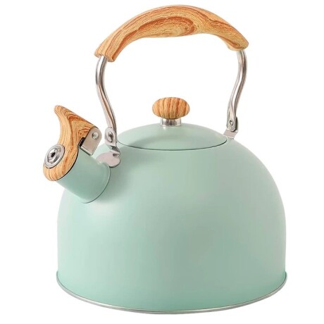 Pava Caldera Sonifer 2.5l Silbato Acero Inoxidable Inducción Verde