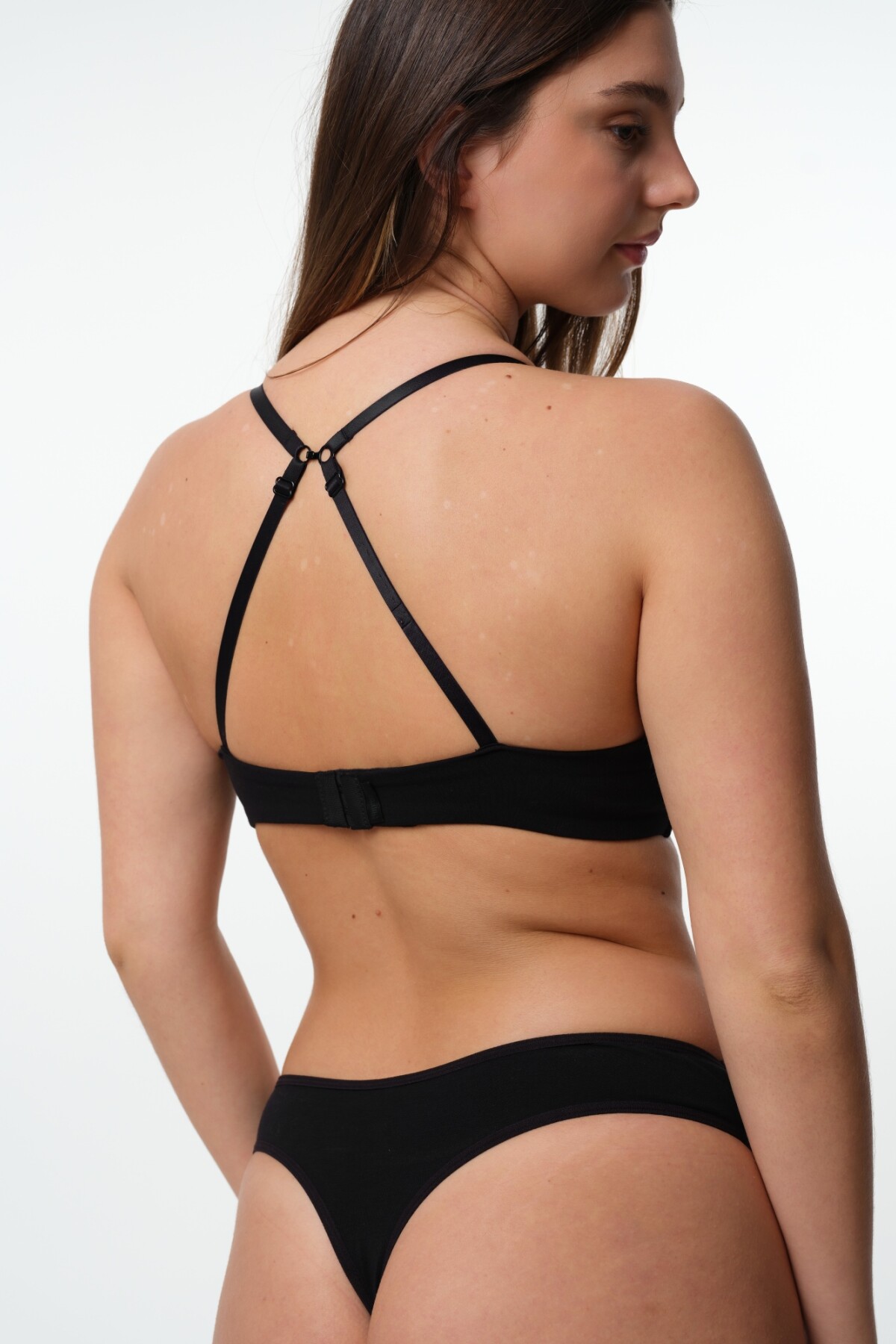 Soutien preformado cotton club Negro
