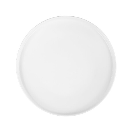 Plato llano de ceramica con borde alto Plato llano de ceramica con borde alto