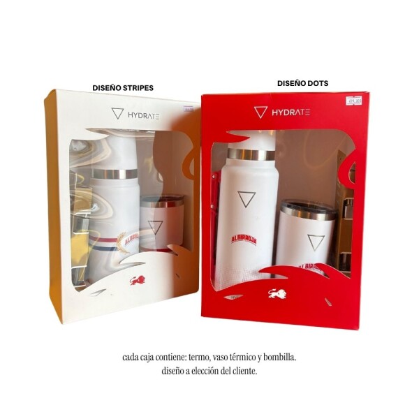 Hydrate: termo, vaso y bombilla Hydrate: termo, vaso y bombilla