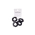 Colitas para el cabello 4pcs negras Colitas Para El Cabello 4pcs Negras