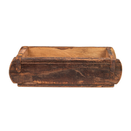 CAJA ADORNO/MACETA MADERA NATURAL-BEIGE 795170