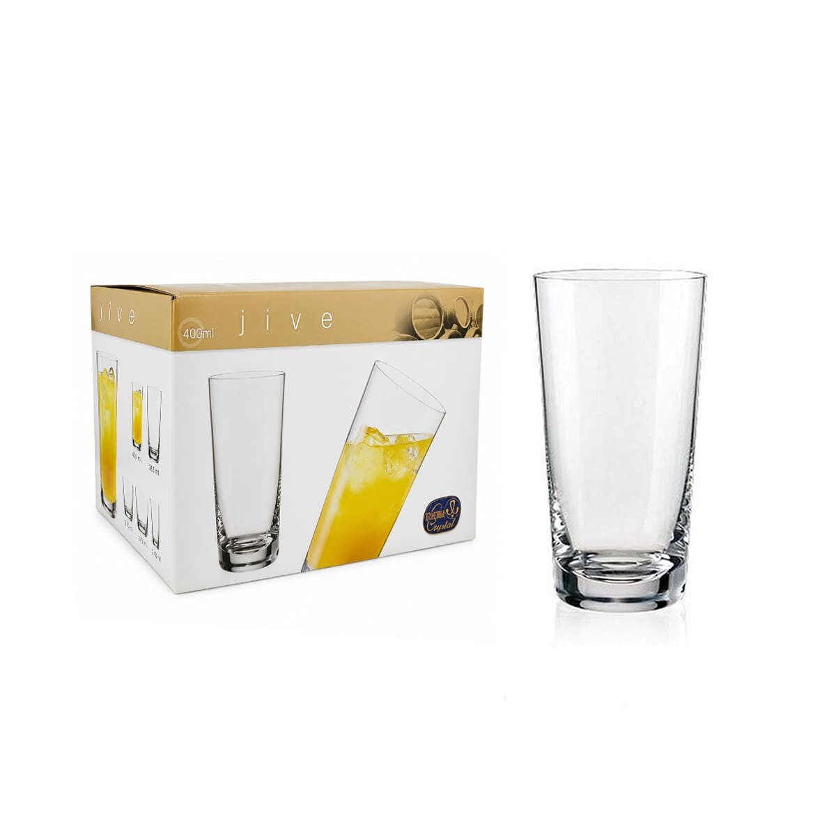 Set vasos Jive 400 ml x6 BOHEMIA 
