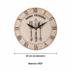 Reloj de Pared para Cocina 29 cm Diseño Cubiertos Estilo Vintage Reloj de Pared para Cocina 29 cm Diseño Cubiertos Estilo Vintage