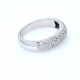 Anillo en oro 18k blanco con brillantes Anillo en oro 18k blanco con brillantes