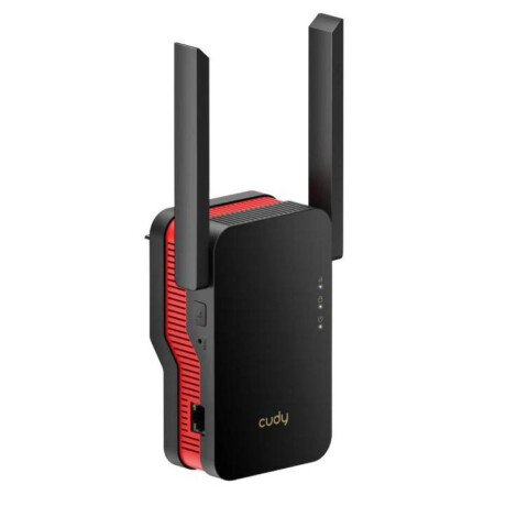 Range Extender Cudy Wifi 6 Ax3000 Doble banda Negro