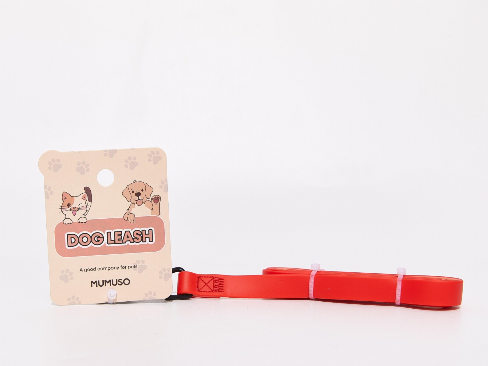 CORREA SIMPLE PARA PERRO (ROJA) 