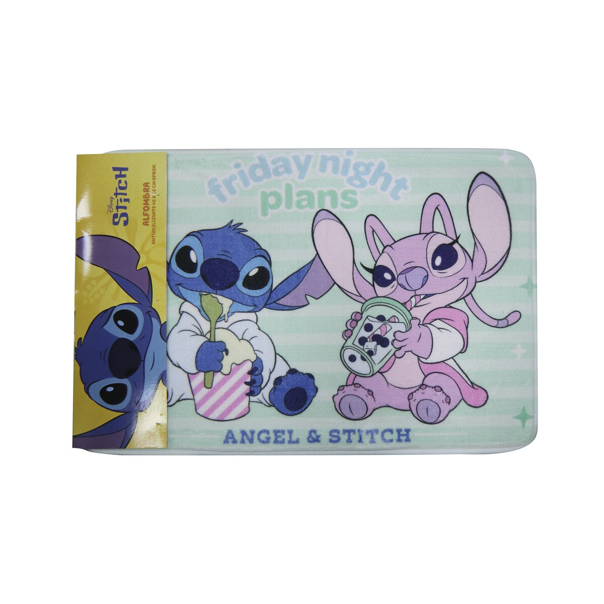 Alfombra con Memoria Stitch 40 x 60 cm - CELESTE 