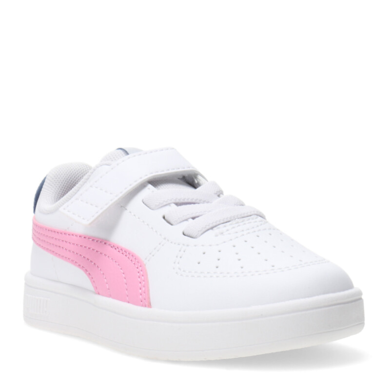 Championes Infantiles Puma Rickie AC PS Kids Blanco - Rosa - Lila