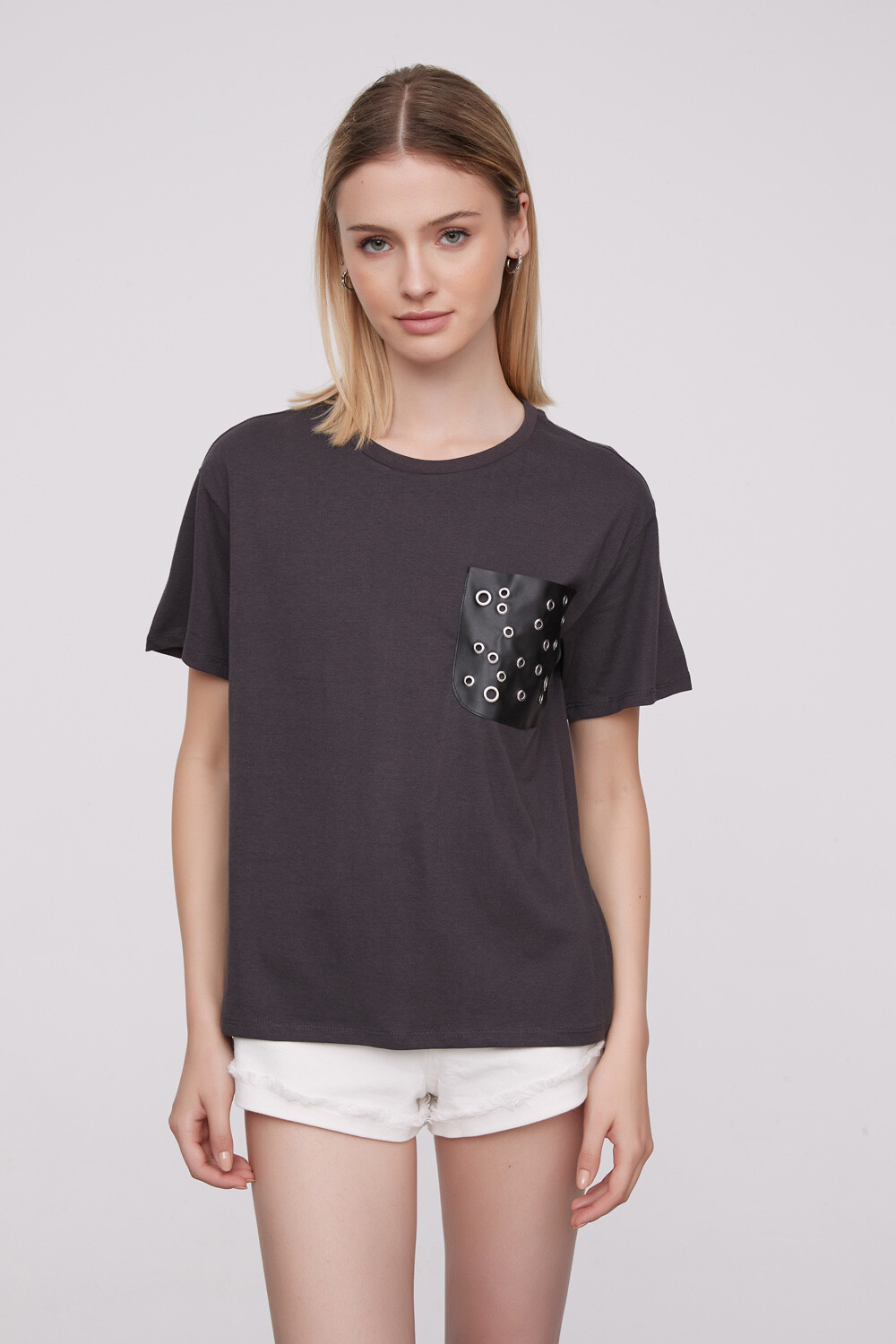 Remera Daboz Gris Oscuro