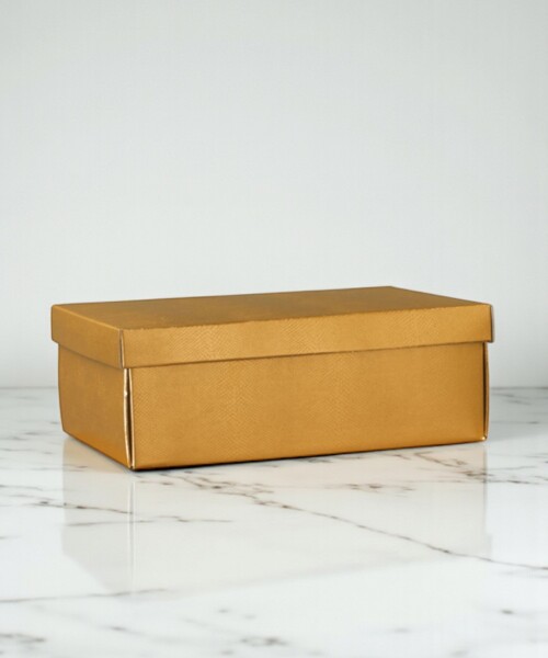 Caja+tapa 34x25x12 cm. - SKIN ORO Caja+tapa 34x25x12 cm. - SKIN ORO
