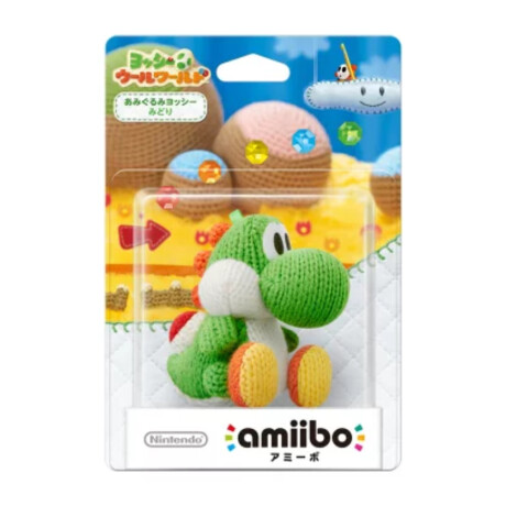 Amiibo Yoshi de Lana Verde Amiibo Yoshi de Lana Verde