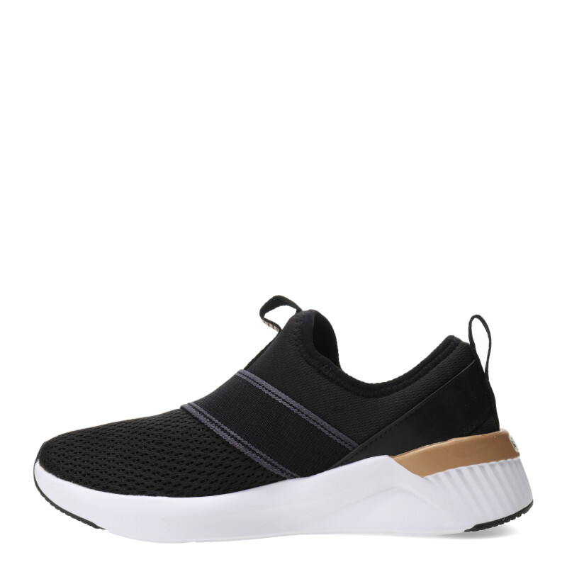 Championes de Mujer Puma Softride Harli Slip On Negro - Dorado - Blanco