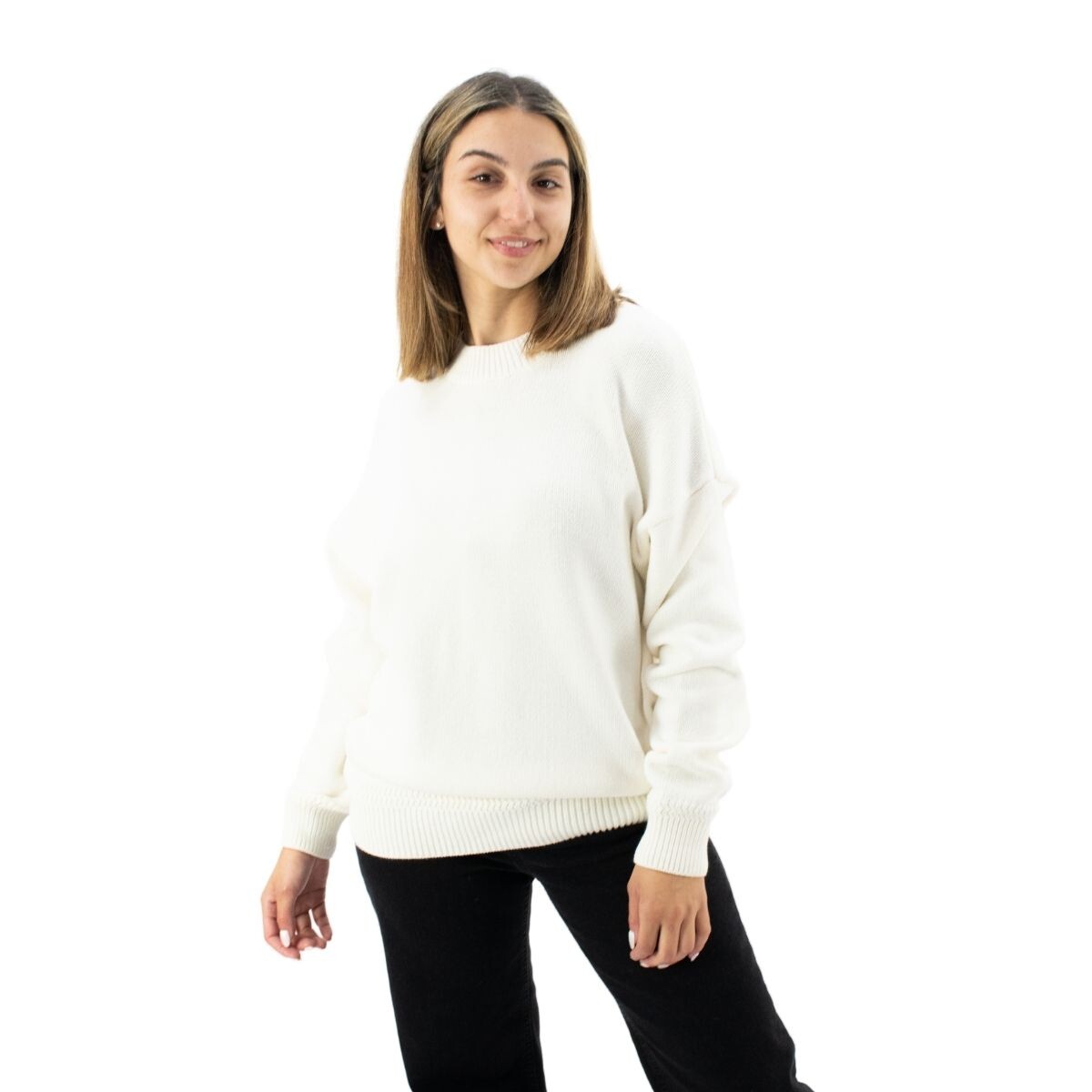 BUZO LARGO S-XL - BLANCO 