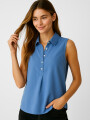 Blusa Bharta Azul Piedra