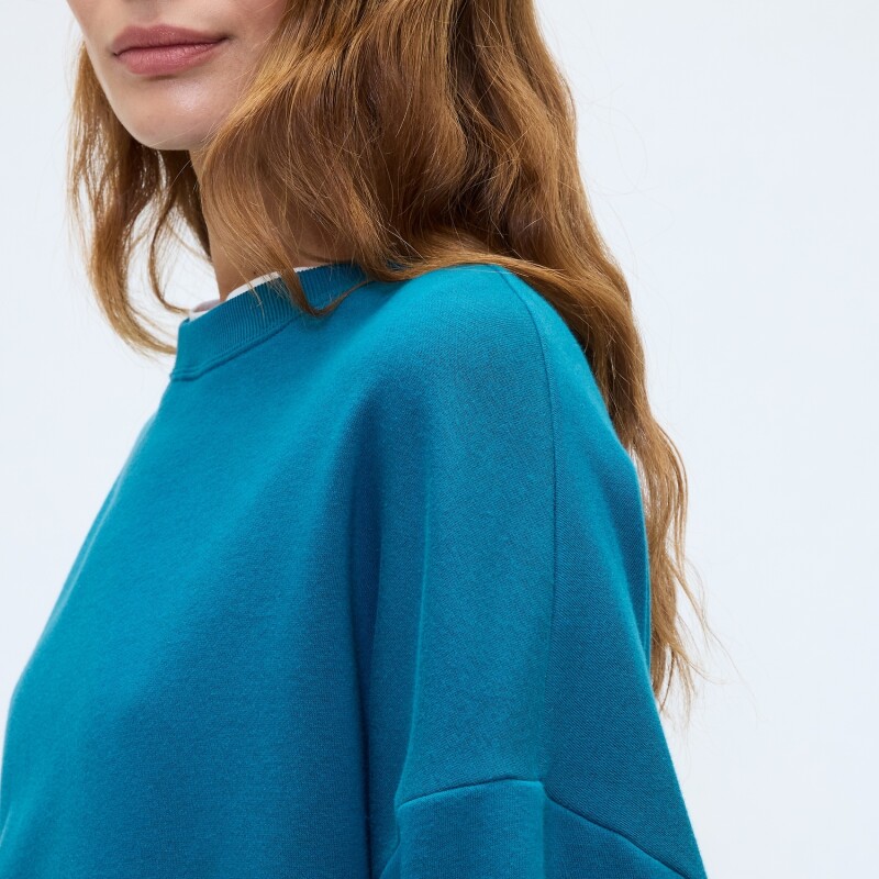 V-NL WEDGE CREW DEEP WATER TEAL