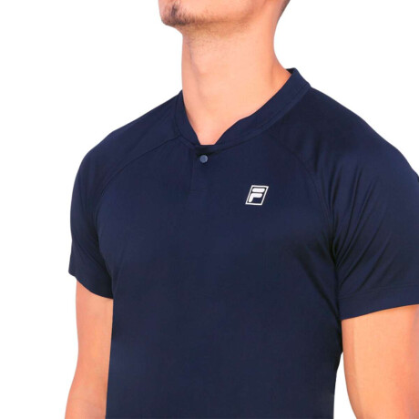 Fila Player F-Box Basic Polo Tenis Para Hombre Marino