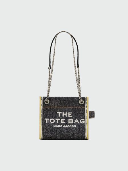 Marc Jacobs - Bandolera Tote en denim con una icónica silueta 0