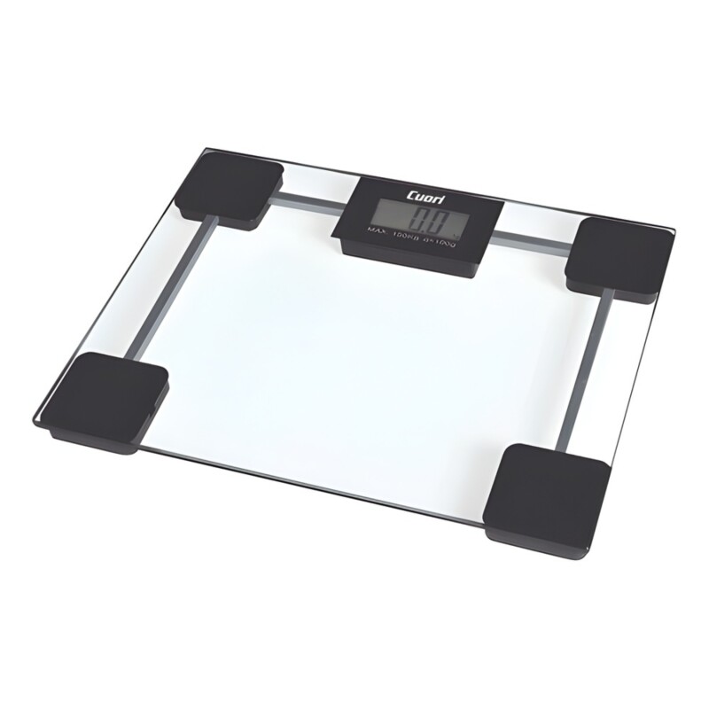 Balanza de baño digital Cuori máximo 150kg Negro
