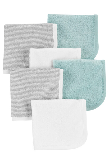 Pack seis paños de algodón diferentes diseños 0