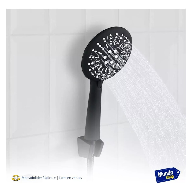 Monocomando Para Ducha Mezcladora Griferia Para Baño Negro Monocomando Para Ducha Mezcladora Griferia Para Baño Negro