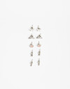 Aros Sets Metal Set De Aros Pasantes Metal Dorado - Dorado