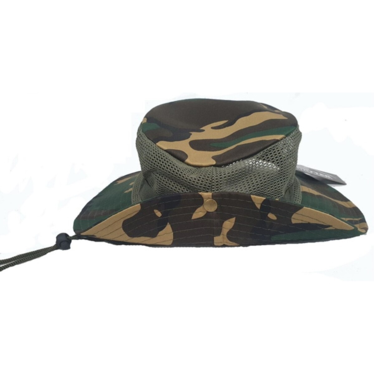 Sombrero explorador camuflado con red 