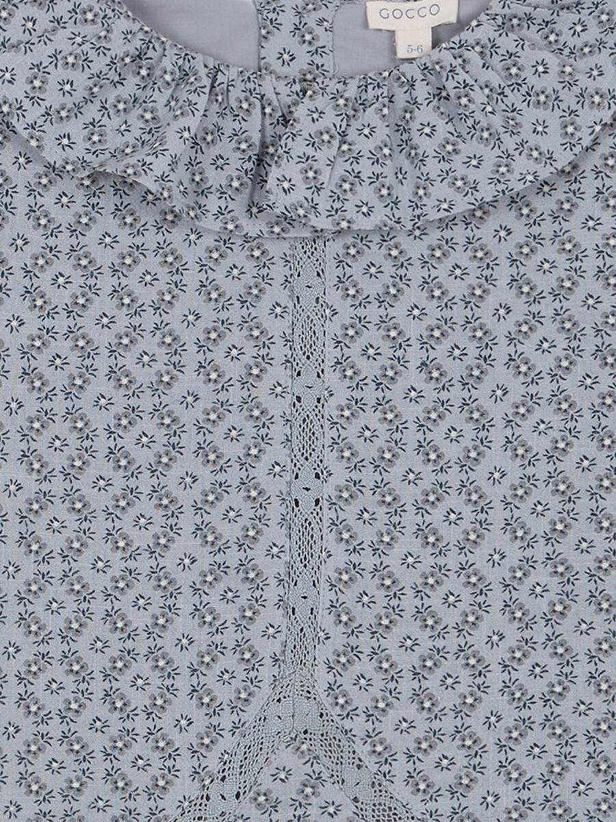 Vestido Flores Azul Nuevo