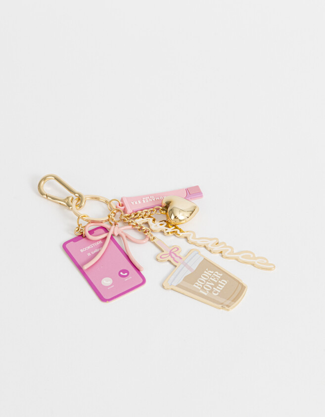 Llavero Metal Llavero Y Charm "in My Romance Era" - Combinacion Multicolor