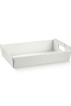 BANDEJA 40X30X12 cm MATELASSE GRIGIO PERLA