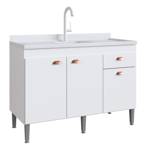 Bajo Mesada Mueble Cocina 3 puertas 1 cajón 120 cm Sin Pileta Bajo Mesada Mueble Cocina 3 Puertas 1 Cajón 120 Cm Sin Pileta