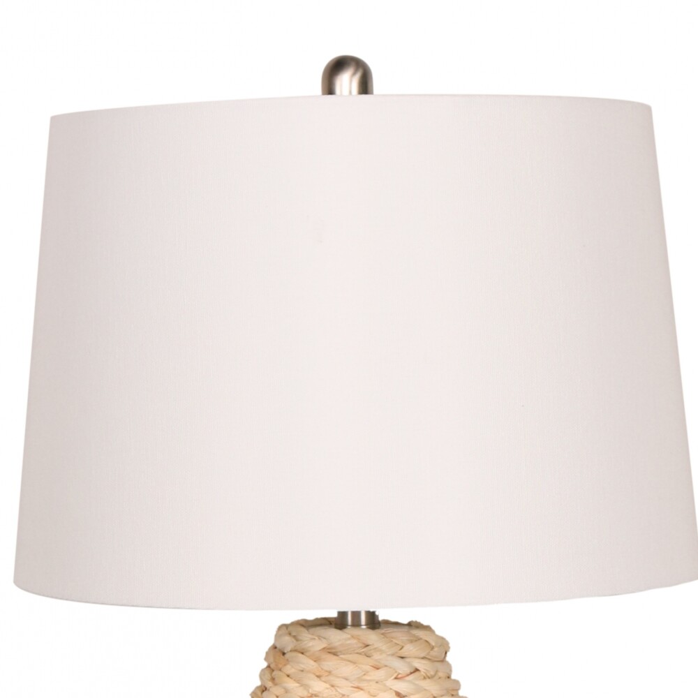 Lampara de mesa - Rattan Trenzada Lampara de mesa - Rattan Trenzada