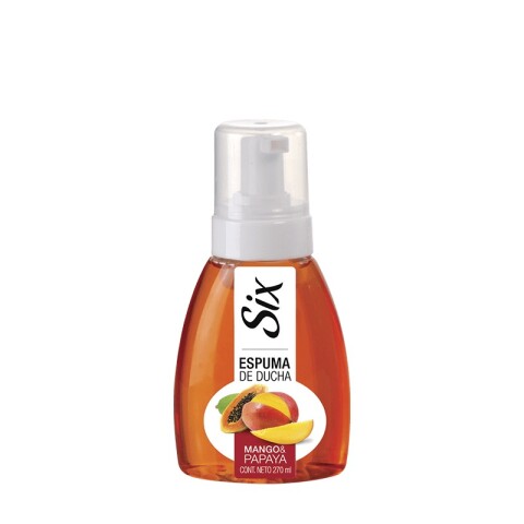 Espuma Six Ducha Mango Y Papaya 270 Ml. Espuma Six Ducha Mango Y Papaya 270 Ml.