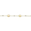 Pulsera Cuadrados-Oro bajo-Sin Piedra-PU8069 sinpiedra