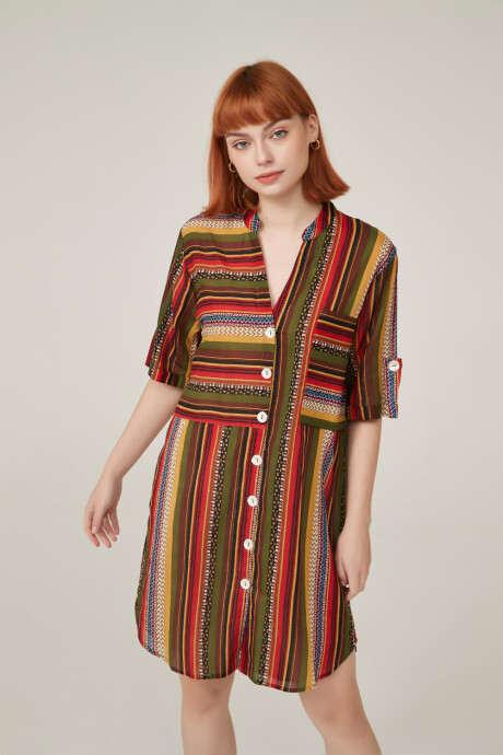 Vestido Raguzza Estampado 1