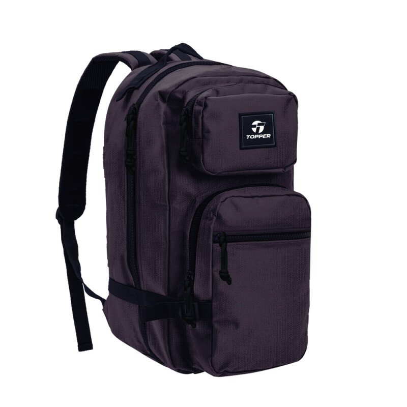 MOCHILA UTILITY II TOPPER Café chic CAFÉ