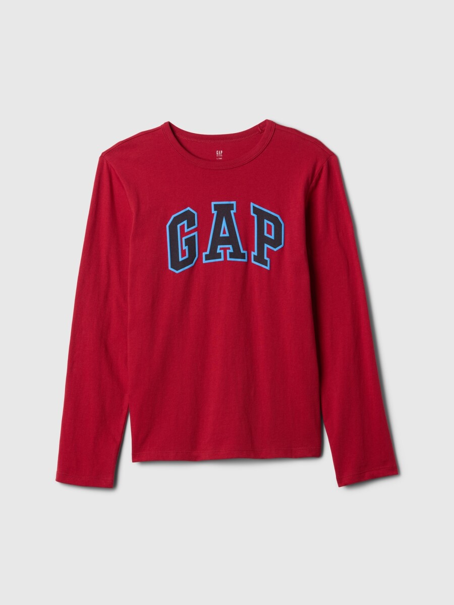 Remera Logo Gap Manga Larga Niño - Sled 