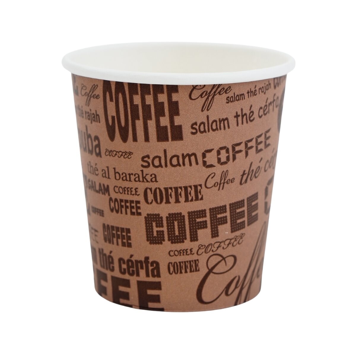 50 vasos descartables Coffee 180ml 