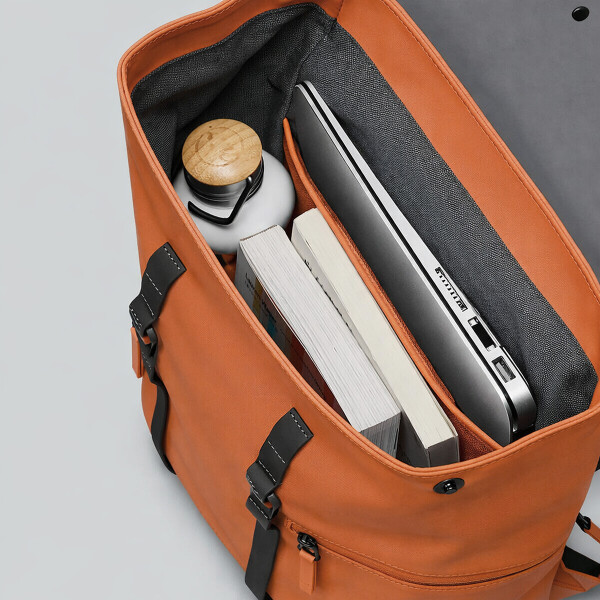 Mochila Gaston Luga Splash 2.0 Notebook Laptop Hasta 13" Color Naranja