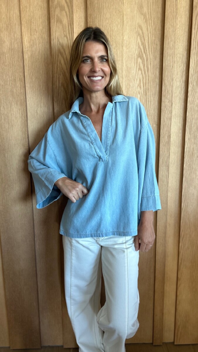 Bluson Ambar - Denim Celeste 