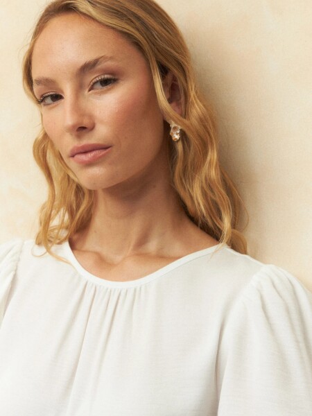 BLUZA ALLIE BUZIOS BLANCO