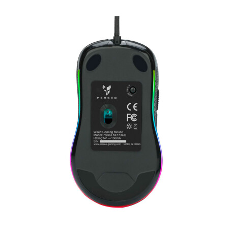 Mouse Perseo Gaming Perses RGB Negro
