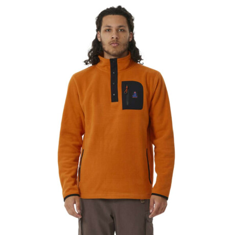 Canguro Rip Curl Search Polar Fleece Crew Naranja