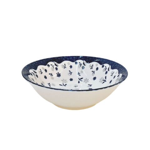 Bowl de cerámica flores estampadas 15cm Bowl De Cerámica Flores Estampadas 15cm