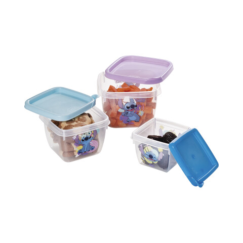 Pack x 3 Recipientes Stitch U